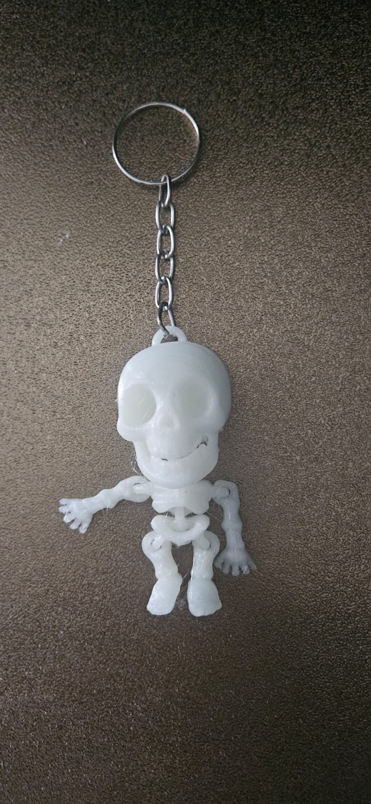 Kit 10 Chaveirinhos De Mini Esqueleto Que Brilha No Escuro