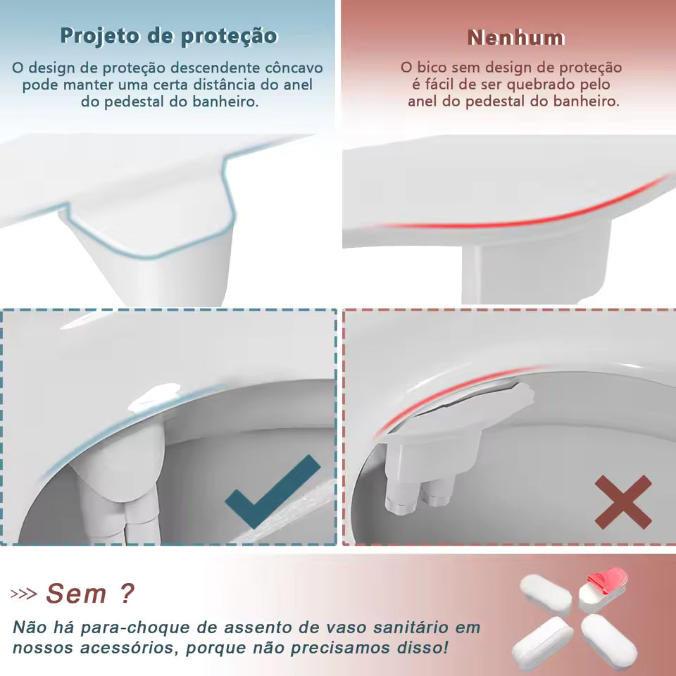 Bidê Higiênico para Vaso Sanitário com Jato
