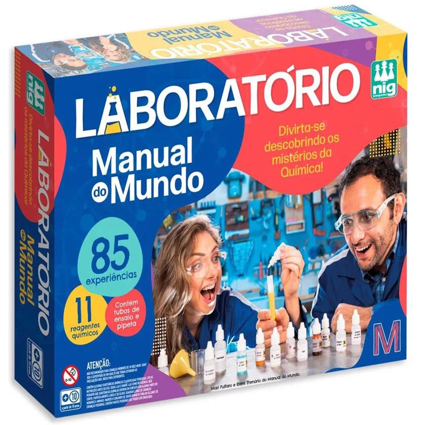 Kit 85 Experiências Laboratório Manual do Mundo