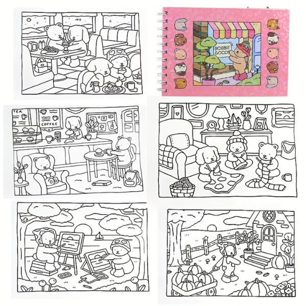Livro para colorir Bobbie Goods