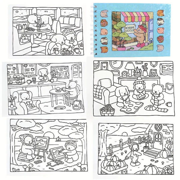 Livro para colorir Bobbie Goods