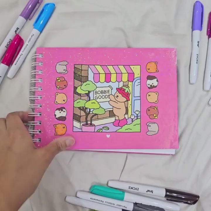 Livro para colorir Bobbie Goods