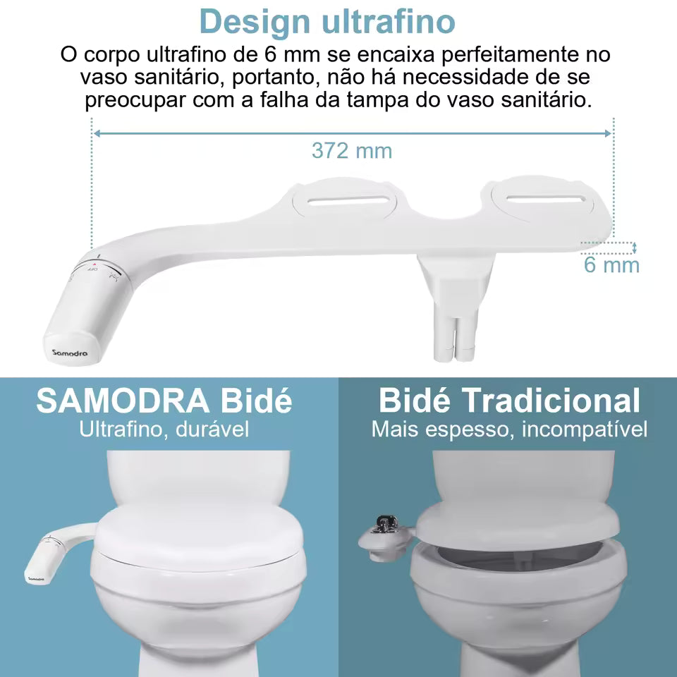 Bidê Higiênico para Vaso Sanitário com Jato